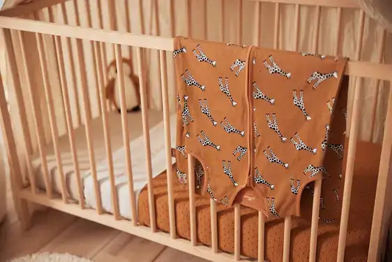 Baby Sleeping Bag Jersey 90cm Giraffe - Caramel - Petitpyla