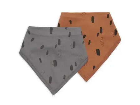 Slab Bandana Spot - Storm Grey/Caramel - 2-Pack - Petitpyla