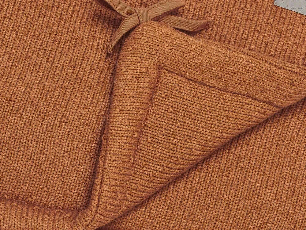 Bedbumper 35x180cm Bliss Knit - Caramel - Petitpyla