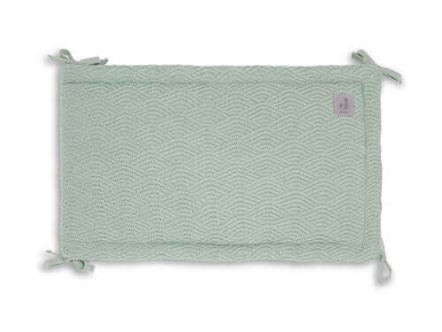 Bedbumper 35x180cm River Knit - Ash Green - Petitpyla