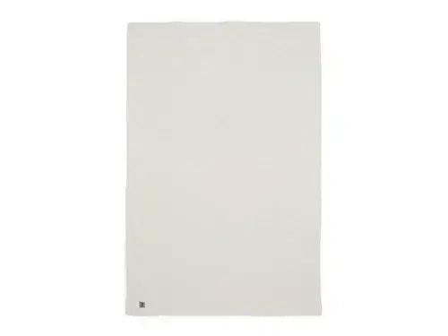 Blanket Crib 75x100cm River Knit - Cream White/Coral Fleece - Petitpyla