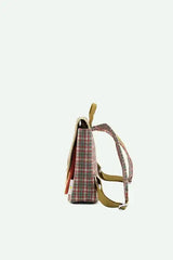 school bag | adventure collection | tartan map green - Petitpyla