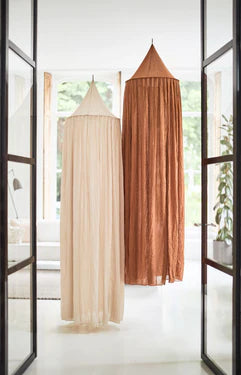 Mosquito Net Vintage 245cm - Caramel - Petitpyla