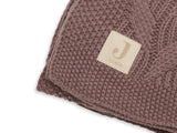 Blanket Cot 100x150cm Spring Knit - Chestnut - Petitpyla