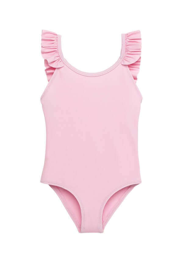 Bora Bora one piece girl's swimsuit, UPF50+ - Light Pink – Petitpyla