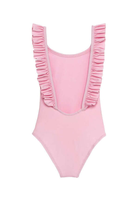 One piece girl's swimsuit, UPF50+, light pink Bora Bora one piece - Petitpyla