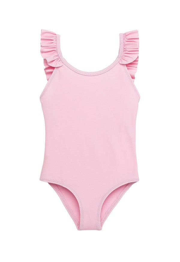 One piece girl's swimsuit, UPF50+, light pink Bora Bora one piece - Petitpyla