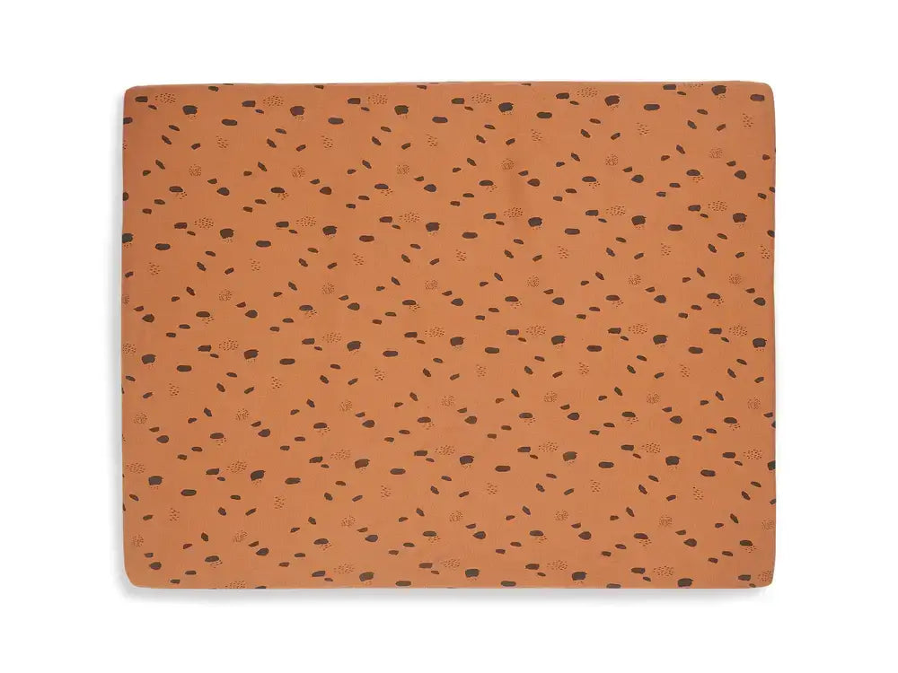 Fitted Sheet Playpen Jersey 75x95cm Spot - Caramel - Petitpyla