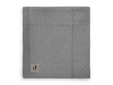 Blanket Cot Bliss Knit 100x150cm - Storm Grey - Petitpyla